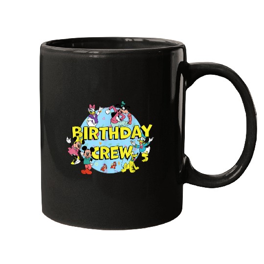 Discover Disney Mickey And Friends Birthday Crew Party Matching Mugs
