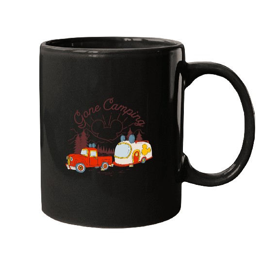 Discover Disney Mickey And Friends Gone Camping Retro Trailer Mugs