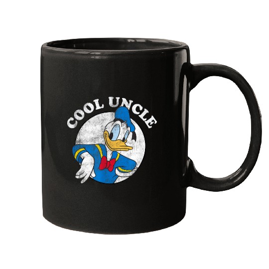 Discover Disney Mickey Friends Donald Duck Cool Uncle Logo Mugs