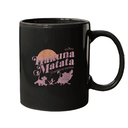Disneyss The Lion King Hakuna Matata It Means No Worries Mugs