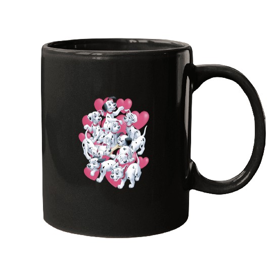 Discover Disney 101 Dalmatians Valentines Day Puppies Hearts Mugs