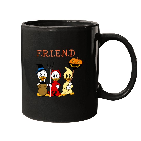 Funny Halloween Disney  FRIEND 1 Mugs