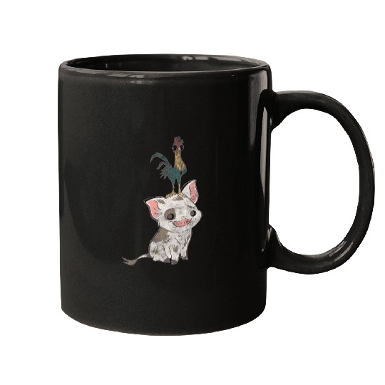 Discover Disney Moana Pua And Hei Hei Simple Portrait Mugs