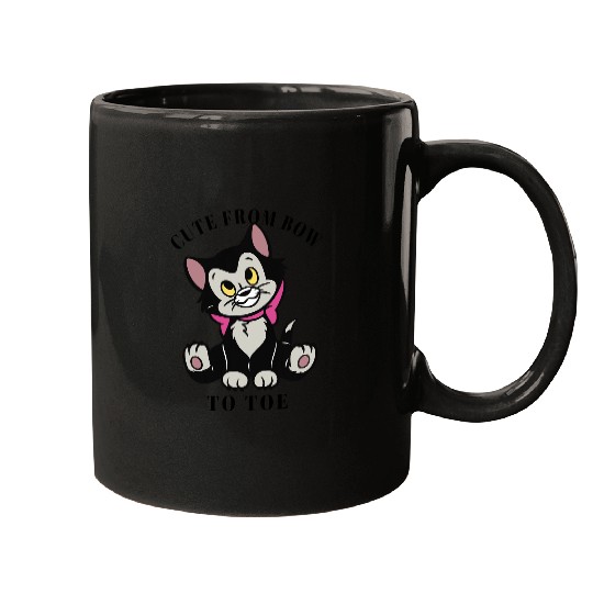 Disney Pinocchio Figaro Cute From Bow To Toe Mugs