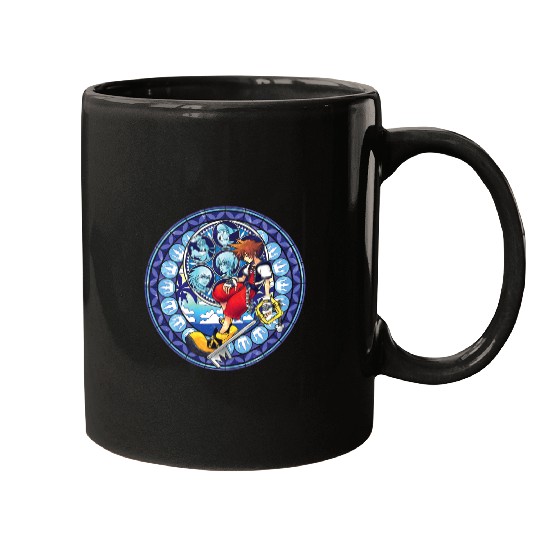 Disney Kingdom Hearts Sora Stained Glass Mugs
