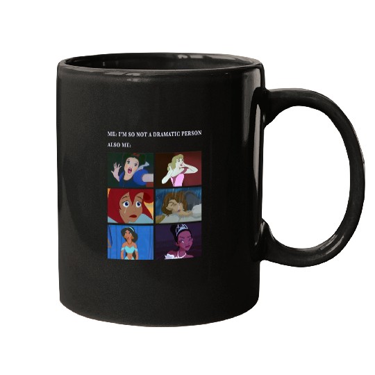 Disney Princess Not Dramatic Meme Panel Mugs