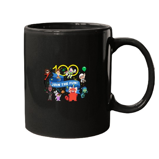 Discover Disney 100 Pixar Join the Fun Anniversary D100 Mugs