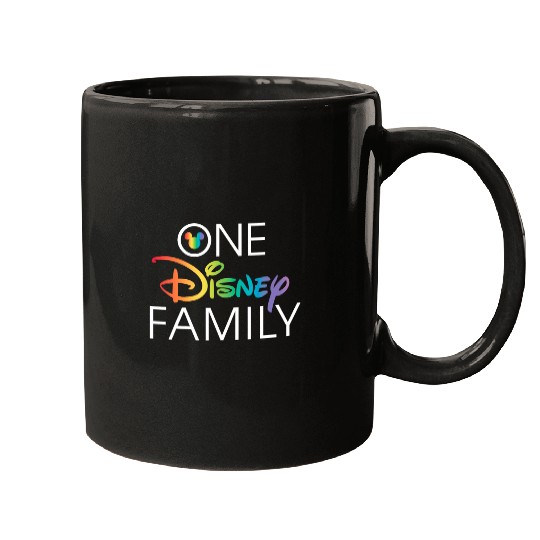 Discover Disney Mickey One Disney Family Pride Mugs