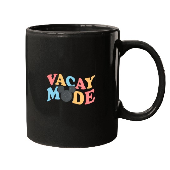 Discover Disney Mickey And Friends Vacay Mode  Big Chest Logo Mugs