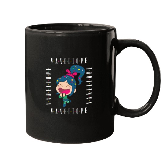 Disney Wreck-It Ralph Chibi Vanellope Excited Portrait Mugs