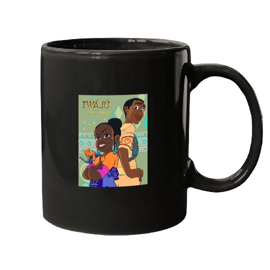 Discover Disney Iwájú Animated Series Tola Kole and Otin Disney+ Mugs