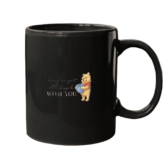 Disney 100 Anniversary Winnie the Pooh D100 Quote With You Mugs