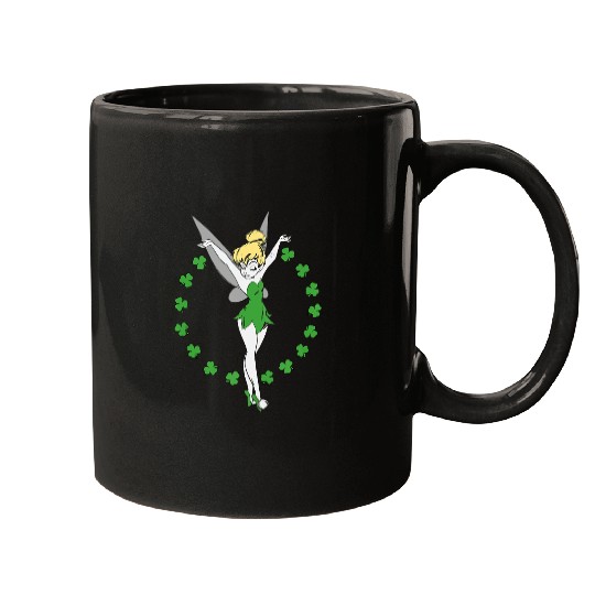 Disney Tinker Bell Ring of Shamrocks St. Patricks Day Mugs