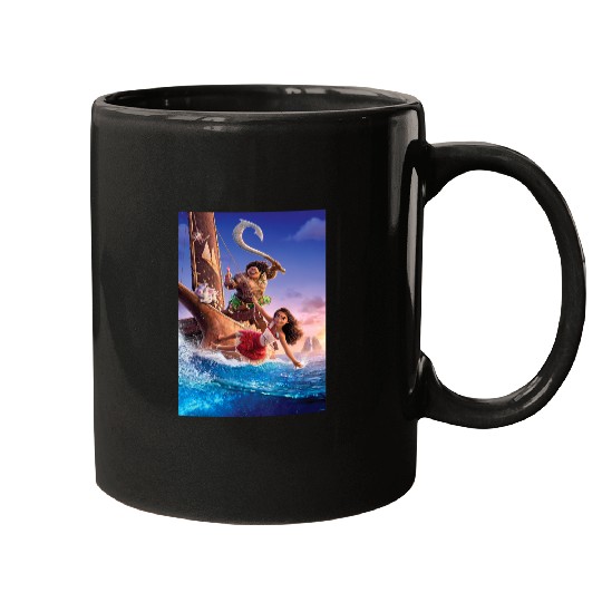Disney Moana 2 Ocean Adventure  Movie Teaser Poster Mugs