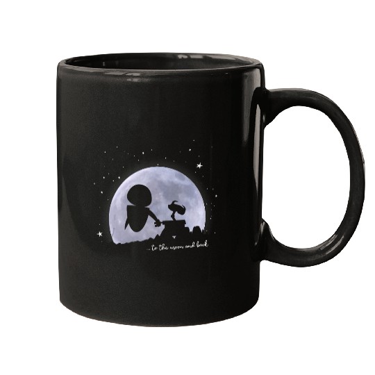 Discover Disney Pixarss WallE Eve To The Moon And Back Tank Top Mugs