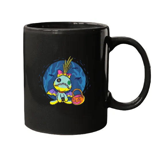 Disney Lilo Stitch Scrump Doll In Bat Costume Halloween 2024 Mugs