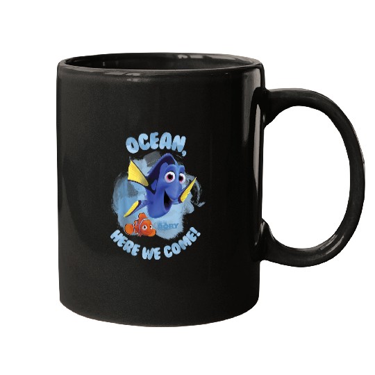 Disneyss Pixars Finding Dory Ocean Here We Come Watercolor Mugs