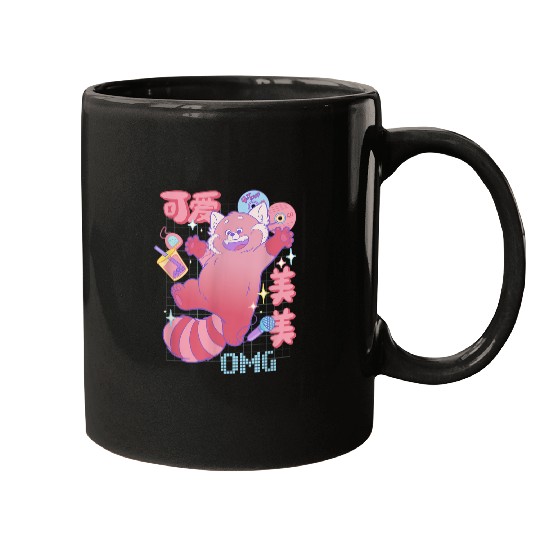 Disneyss Pixars Turning Red Mei Omg Kanji Mugs