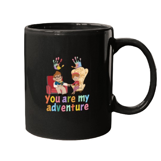 Disney Movie You Are My Adventure Mugs, Disney Couple Carl and Ellie Mugs