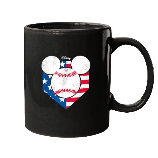 Disney Mickey Baseball Diamond Mugs