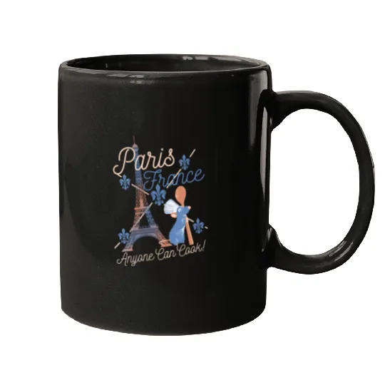 Womens Disney Pixars Ratatouille Remy Paris France VNeck Mugs