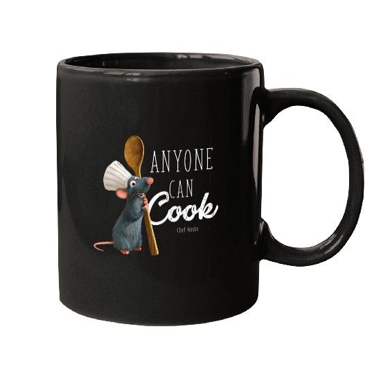 Womens Disney Pixarss Ratatouille Remy Anyone Can Cook VNeck Mugs
