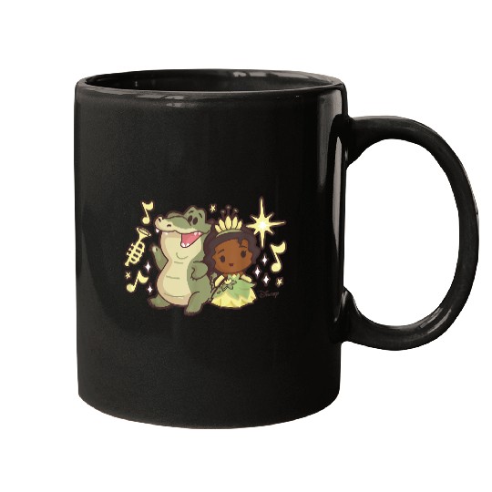 Disney Princess Tiana And Louis The Alligator Mugs