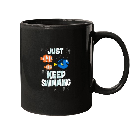 Disneyss Pixars Finding Dory Just Keep Swimming Group shots Mugs