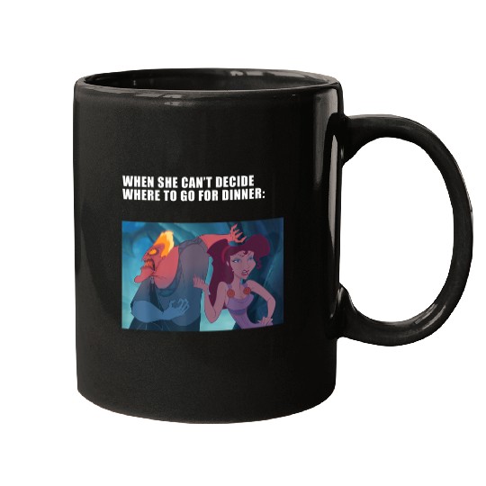 Disney Villains Valentines Day Hades Megara Dinn Mugs