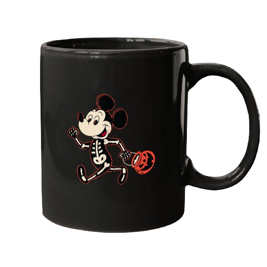Disney Mickey And Friends Halloween 2024 skeletons Costume Walk Mugs