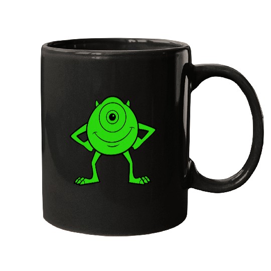 Disney Pixarss Monsters Inc. Mike Wazowski Cyclops Retro Mugs