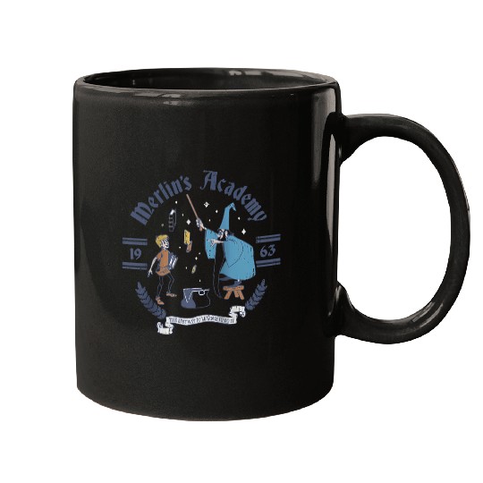 Disney The in the Stone Merlin's Academy Raglan Baseball Tee Mugs