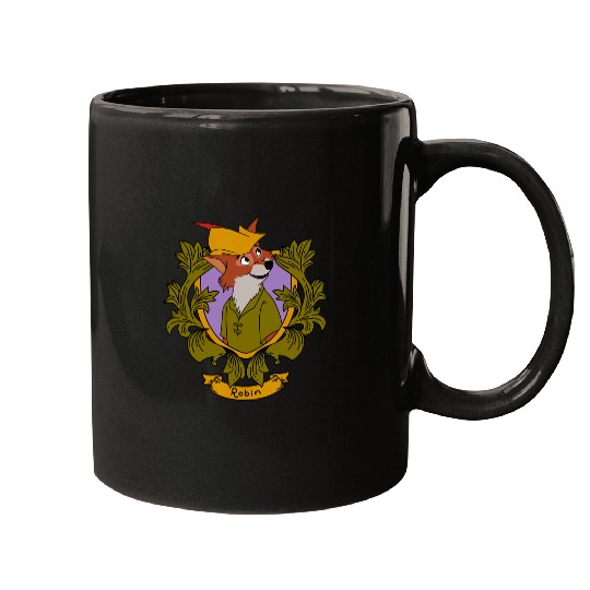 Disney Robin Hood Robin  Floral Portrait Mugs