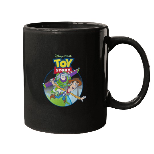 Disneyss Pixars Toy Story Woody Buzz Fly Poster Tee Mugs