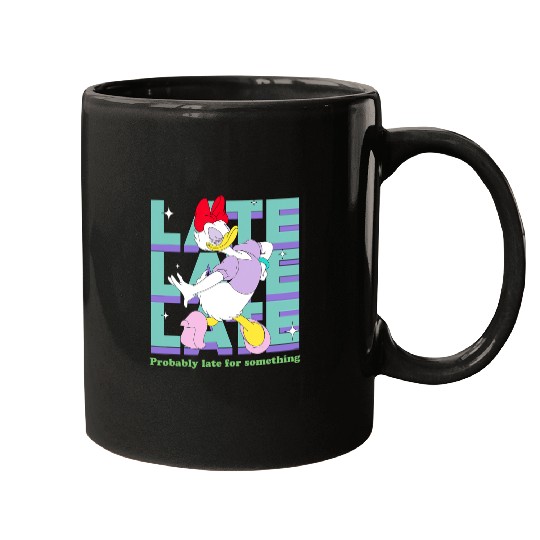 Disney Daisy Duck Probably Late for Something Funny Mugs