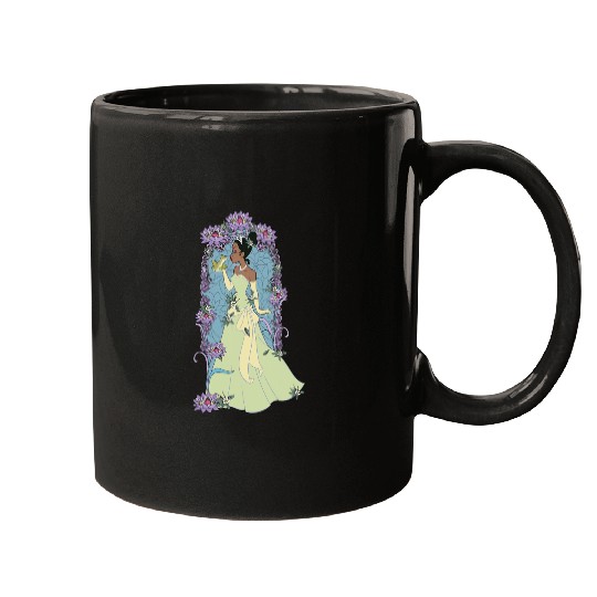 Disney Princess And The Frog Tiana Floral KISSss Mugs