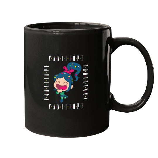 Disney Wreck-It Ralph Chibi Vanellope Excited Portrait Mugs