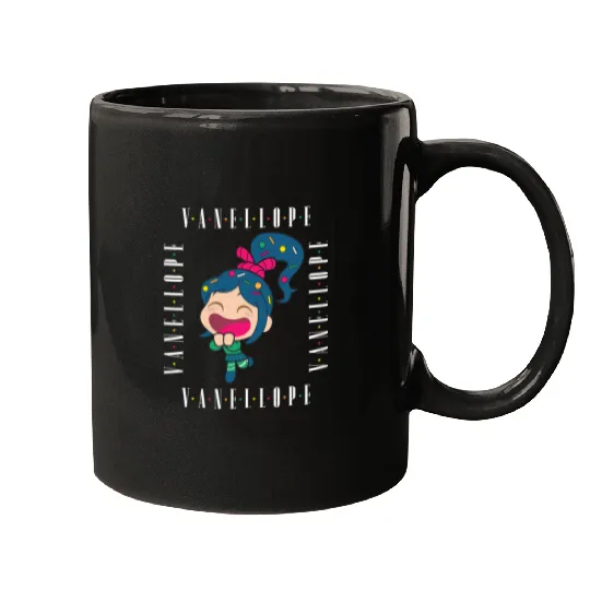 Disney Wreck-It Ralph Chibi Vanellope Excited Portrait Mugs