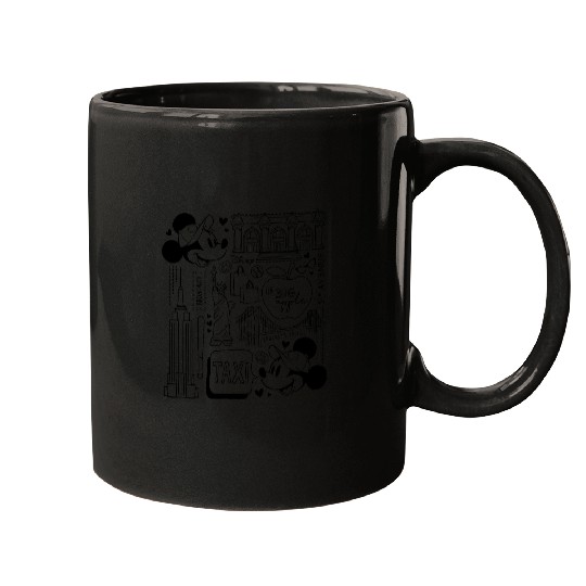 Disney - Minnie Mickey NY Taxi Mugs