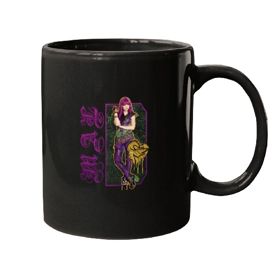 Disney Descendants 2 Mal Paint Drip Poster Mugs