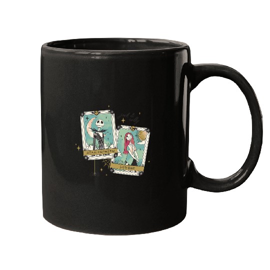 Disney The Nightmare Before Christmas Jack And Sally Tarot Mugs