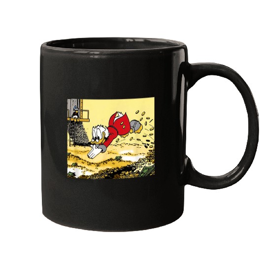 Disney DuckTales Scrooge McDuck Swimming In Cash Mugs