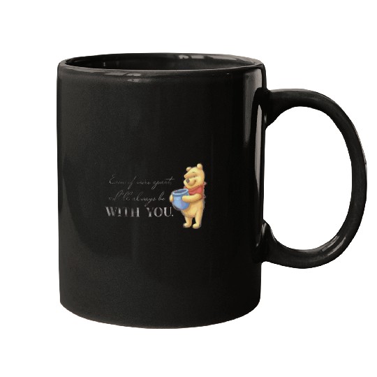 Disney 100 Anniversary Winnie the Pooh D100 Quote With You Mugs