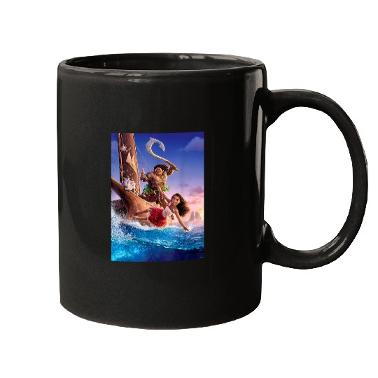 Disneyss Moana 2 Ocean Adventure  Movie Teaser Poster Mugs