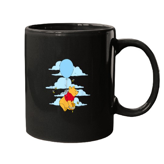 Disney Winnie The Pooh Floating Balloon Honey Pot Poster Mugs