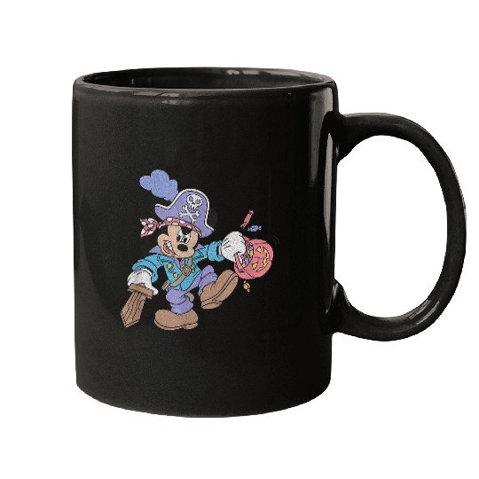 Disney Mickey And Friends Halloween 2024 Pirate Candy Costume Mugs