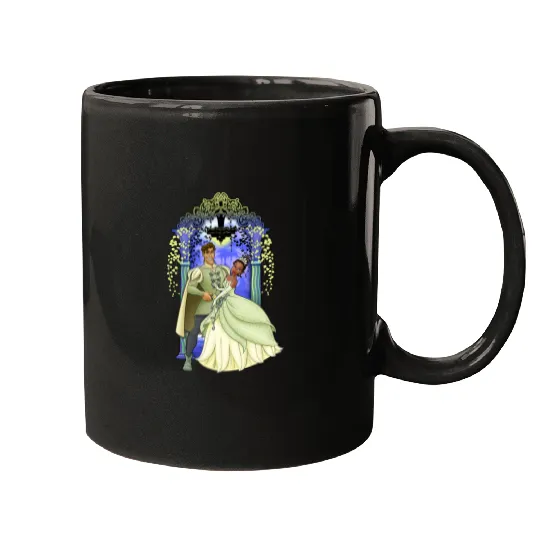 disney princess and frog tiana and naveen portrait Mugs