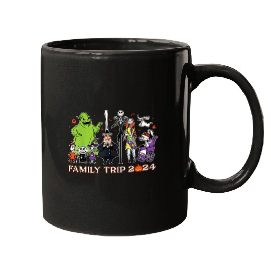 Disneyss The Nightmare Before Christmas Fall Family Trip 2024 Mugs