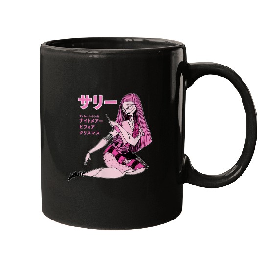 Disney The Nightmare Before Christmas Sally Kanji Poster Mugs