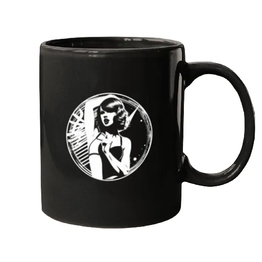 Discover Taylor - Black And White Mugs
